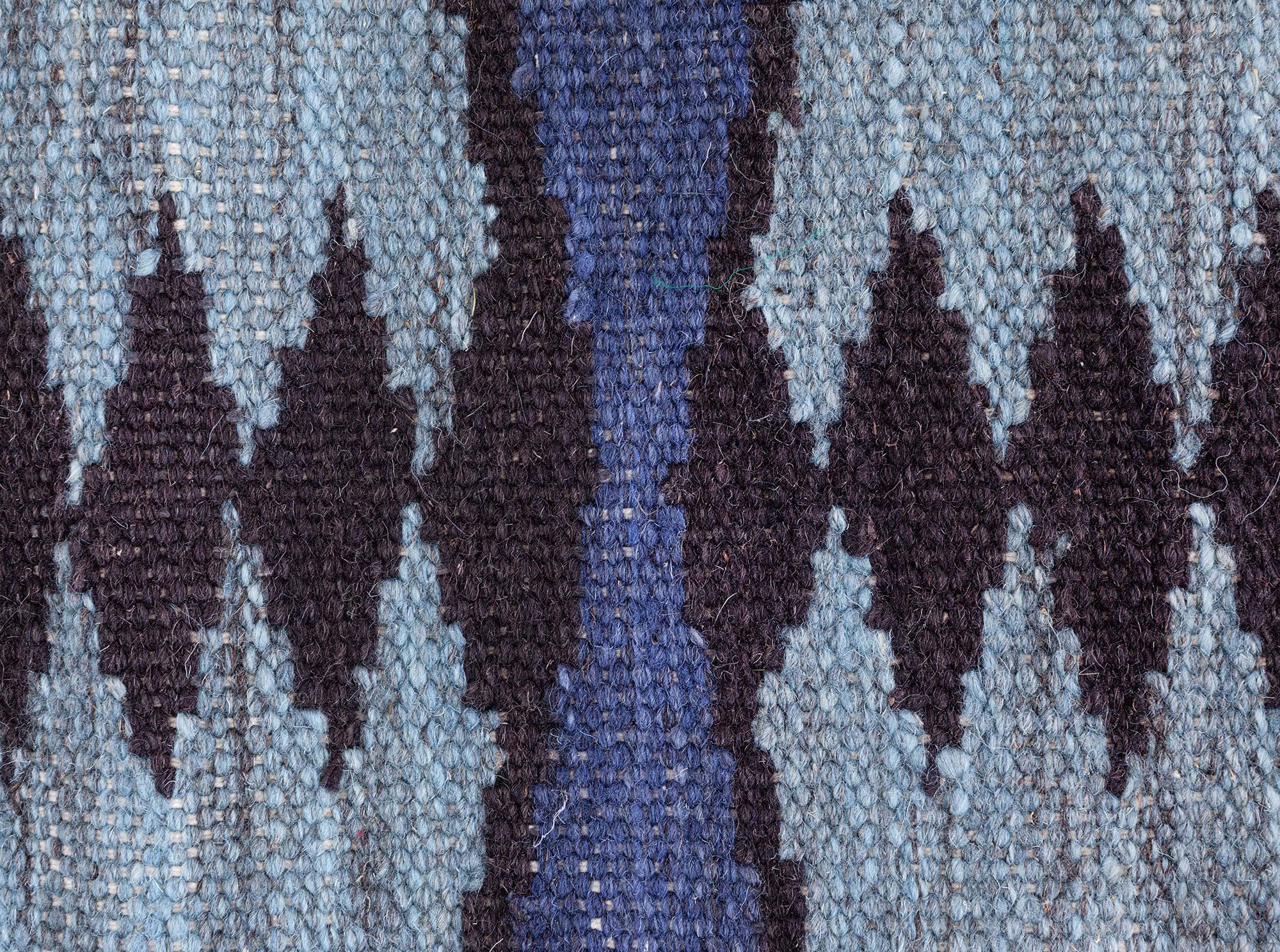 Lana Runner moderno svedese a trama piatta (frammento) Doris Leslie Blau in vendita