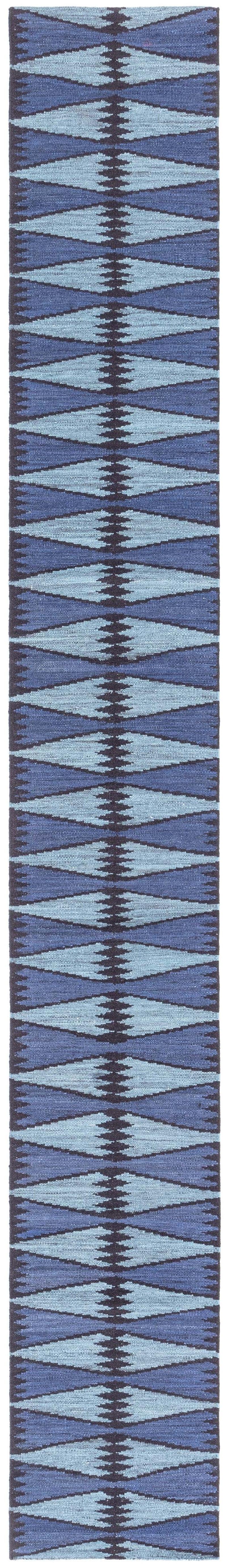 Modern Swedish Flat Weave Runner (Fragment) Doris Leslie Blau For Sale