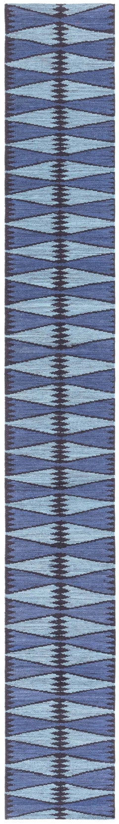 Modern Swedish Flat Weave Runner (Fragment) Doris Leslie Blau