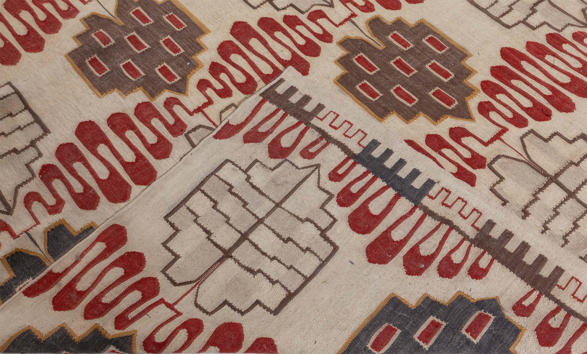 Modern Swedish Flat Weave Wool Rug by Doris Leslie Blau In New Condition For Sale In New York, NY