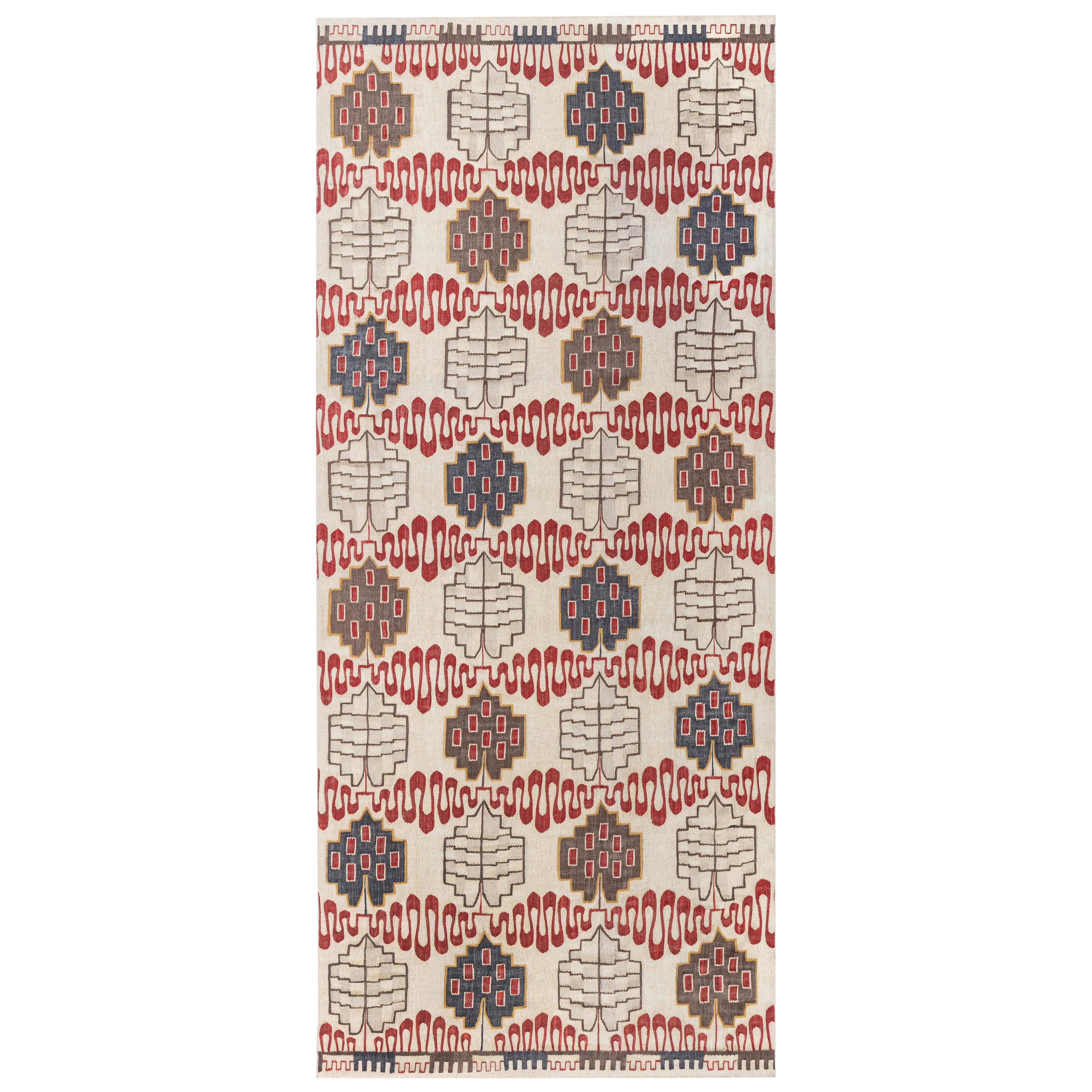 Modern Swedish Flat Weave Wool Rug by Doris Leslie Blau