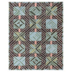 Modern Swedish Flat Weave Wool Rug by Doris Leslie Blau