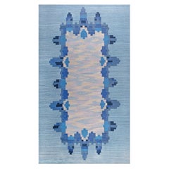 Modern Swedish Flat Weave Wool Rug by Doris Leslie Blau
