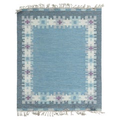 Modern Swedish Flat Weave Wool Rug by Doris Leslie Blau