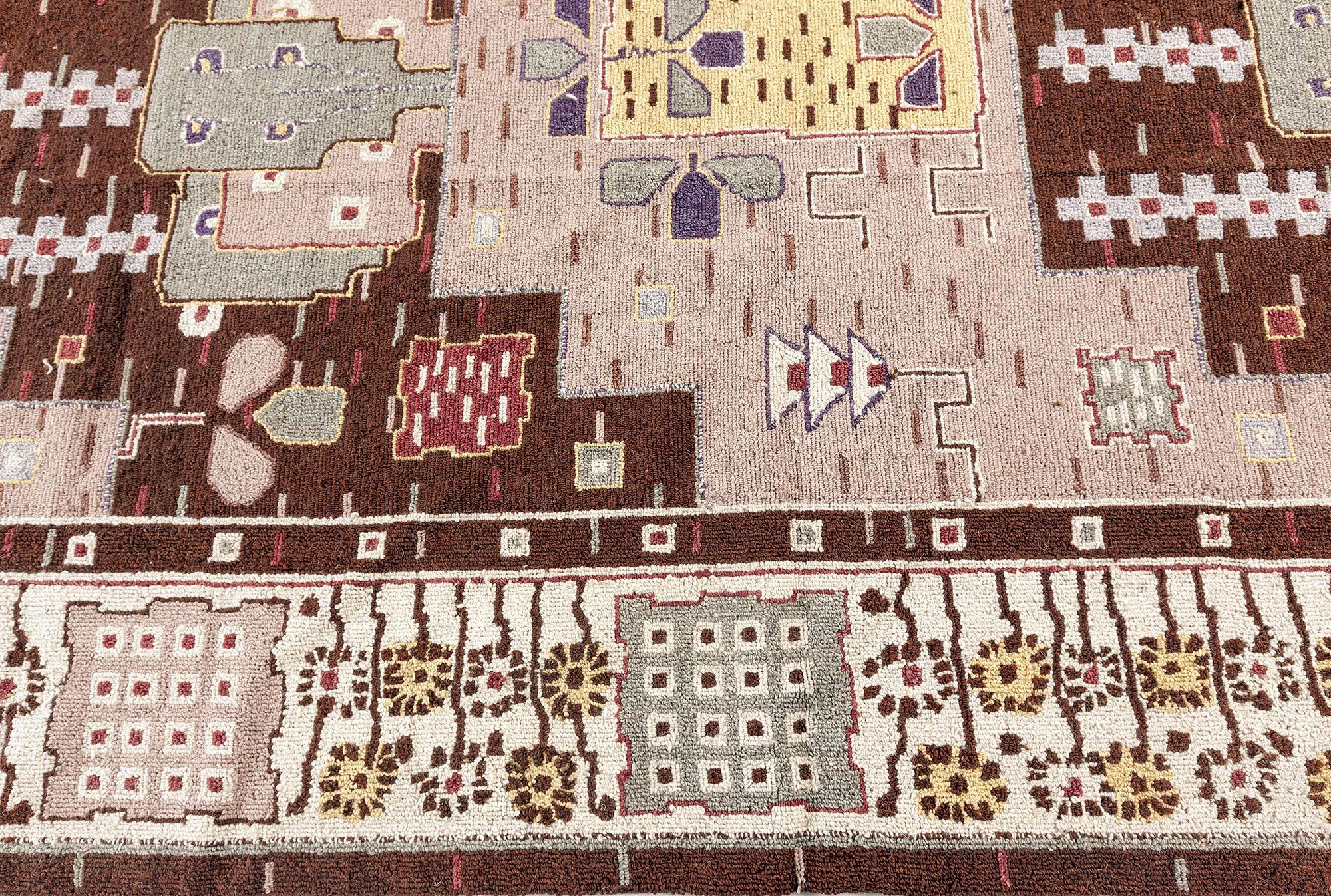Modern Swedish Flossa Pile Rug by Doris Leslie Blau.
Size: 14'0