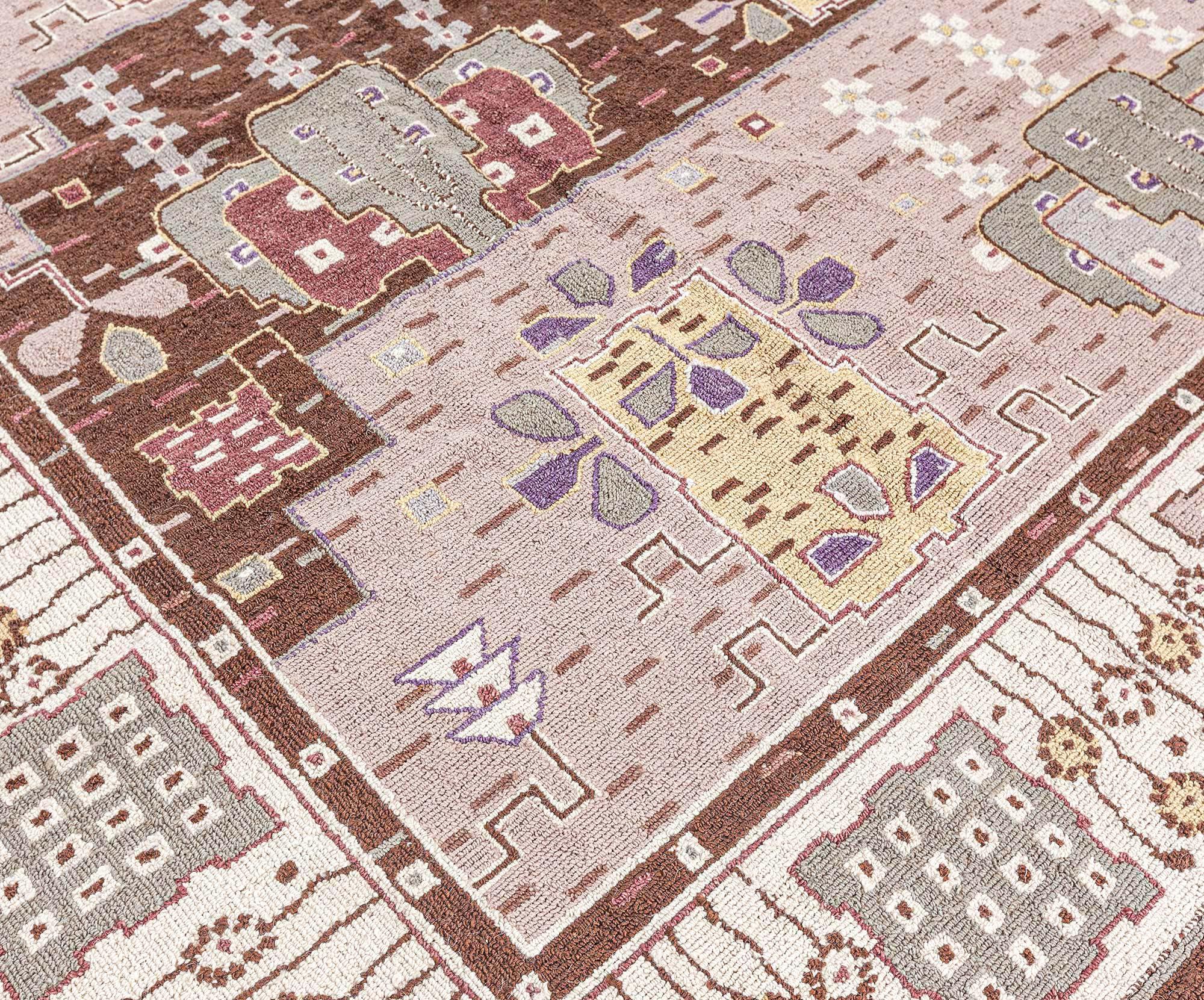 Scandinavian Modern Modern Swedish Flossa Pile Rug by Doris Leslie Blau For Sale