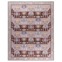 Modern Swedish Flossa Pile Rug by Doris Leslie Blau