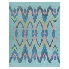 Modern Swedish Inspired Flat Weave Rug by Doris Leslie Blau