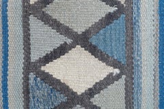 Modern Swedish-Inspired Geometric Flat Weave Rug by Doris Leslie Blau