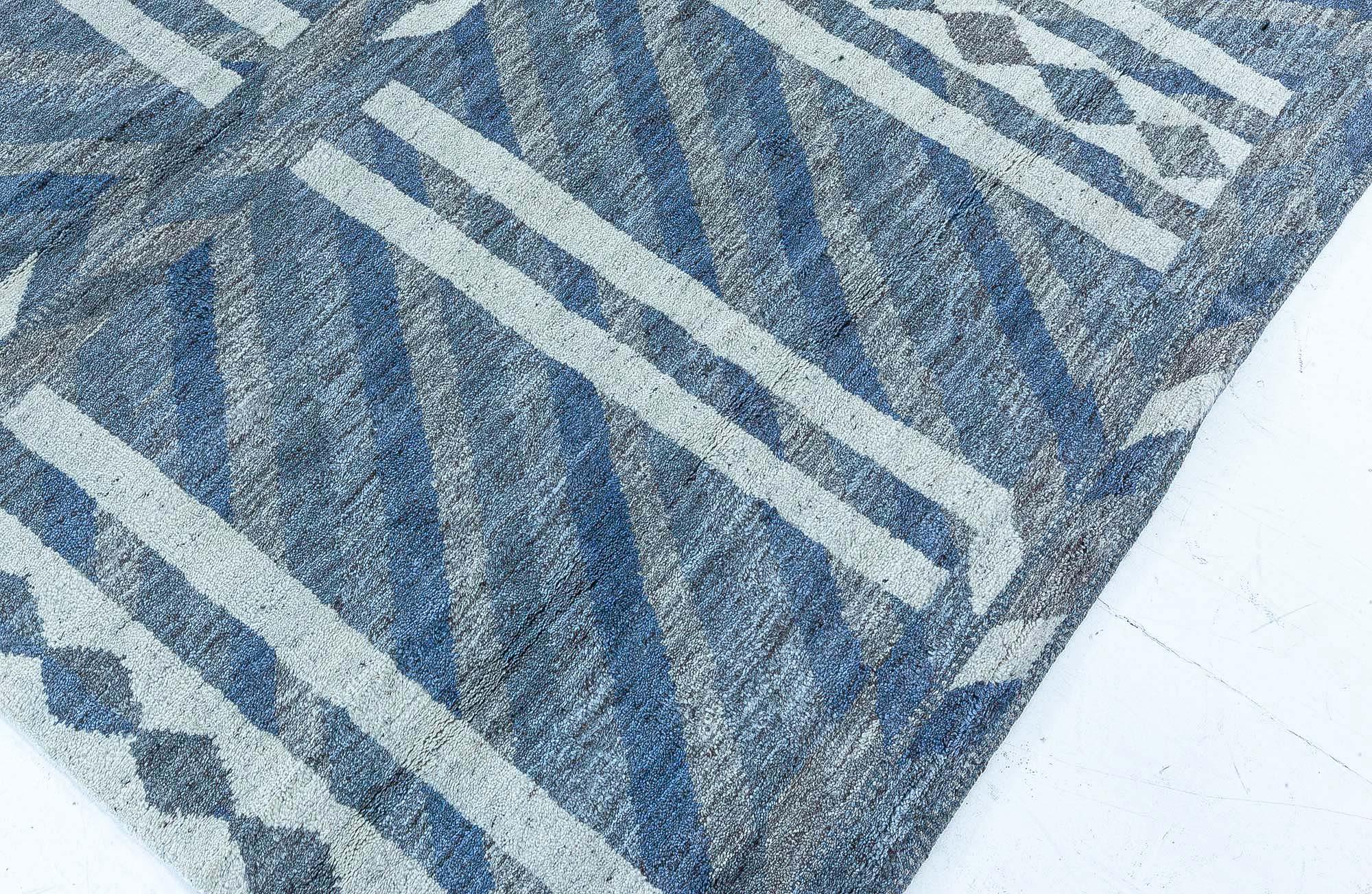 Tessuto a mano Tappeto moderno con design a pelo svedese di Doris Leslie Blau in vendita