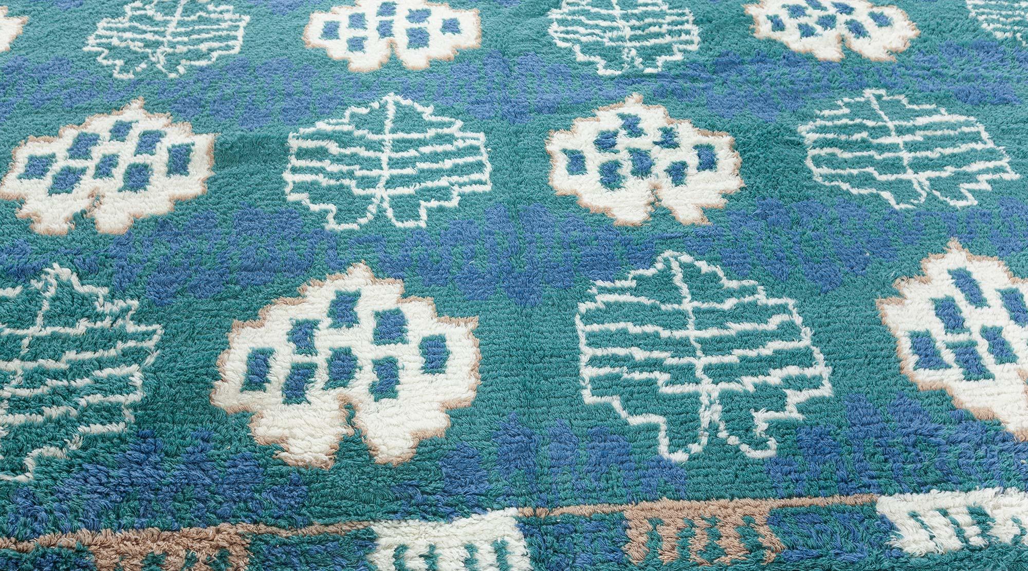 Moderner schwedischer Teppich im Pile-Design von Doris Leslie Blau (Handgeknüpft) im Angebot