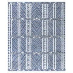 Modern Swedish Pile Knotted Wool Rug by Doris Leslie Blau