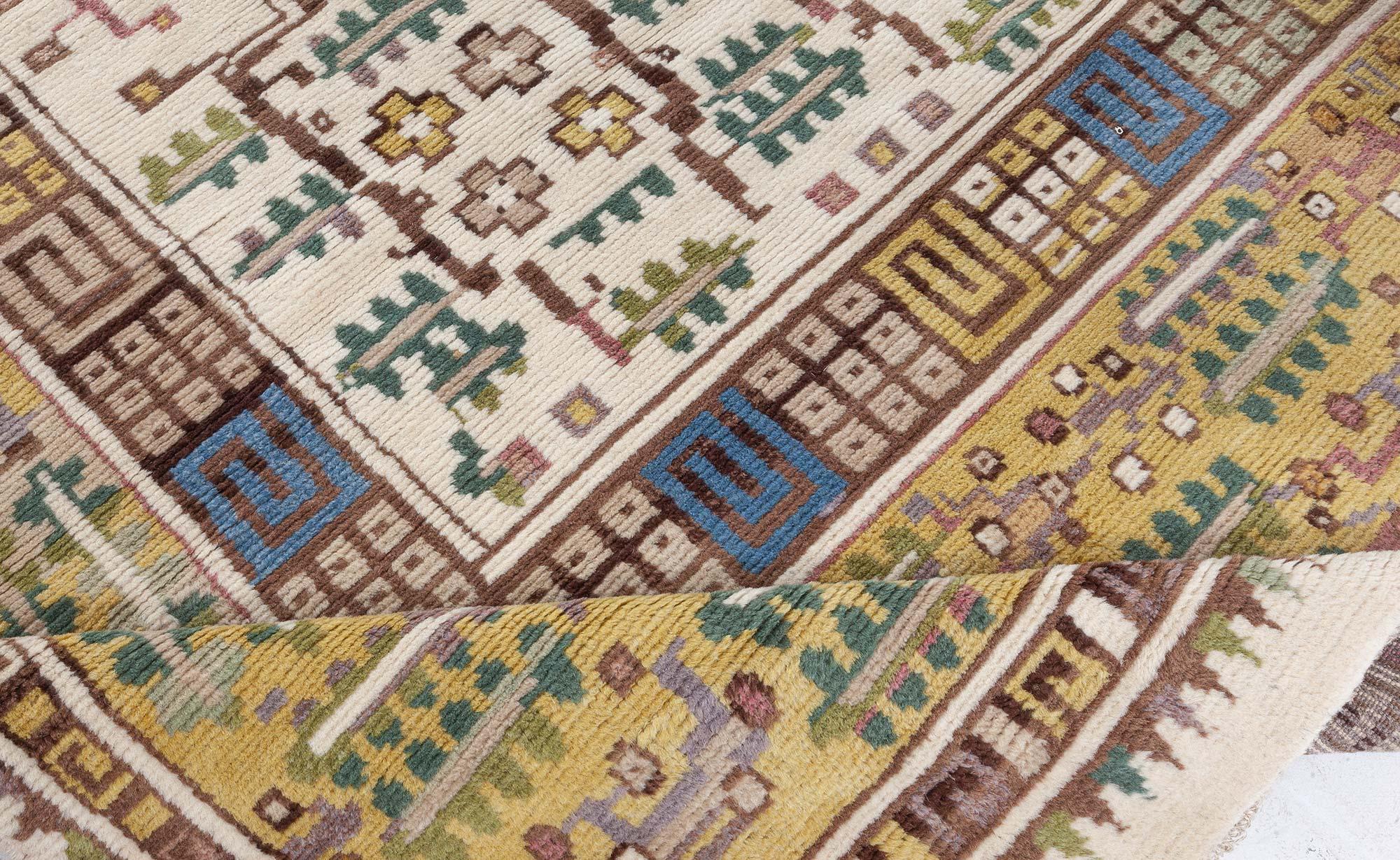 Modern Swedish Pile Rug by Doris Leslie Blau In New Condition For Sale In New York, NY
