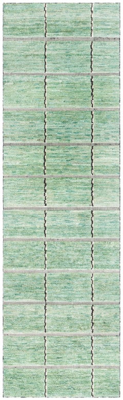 Modern Swedish Pile Runner Fragment by Doris Leslie Blau
