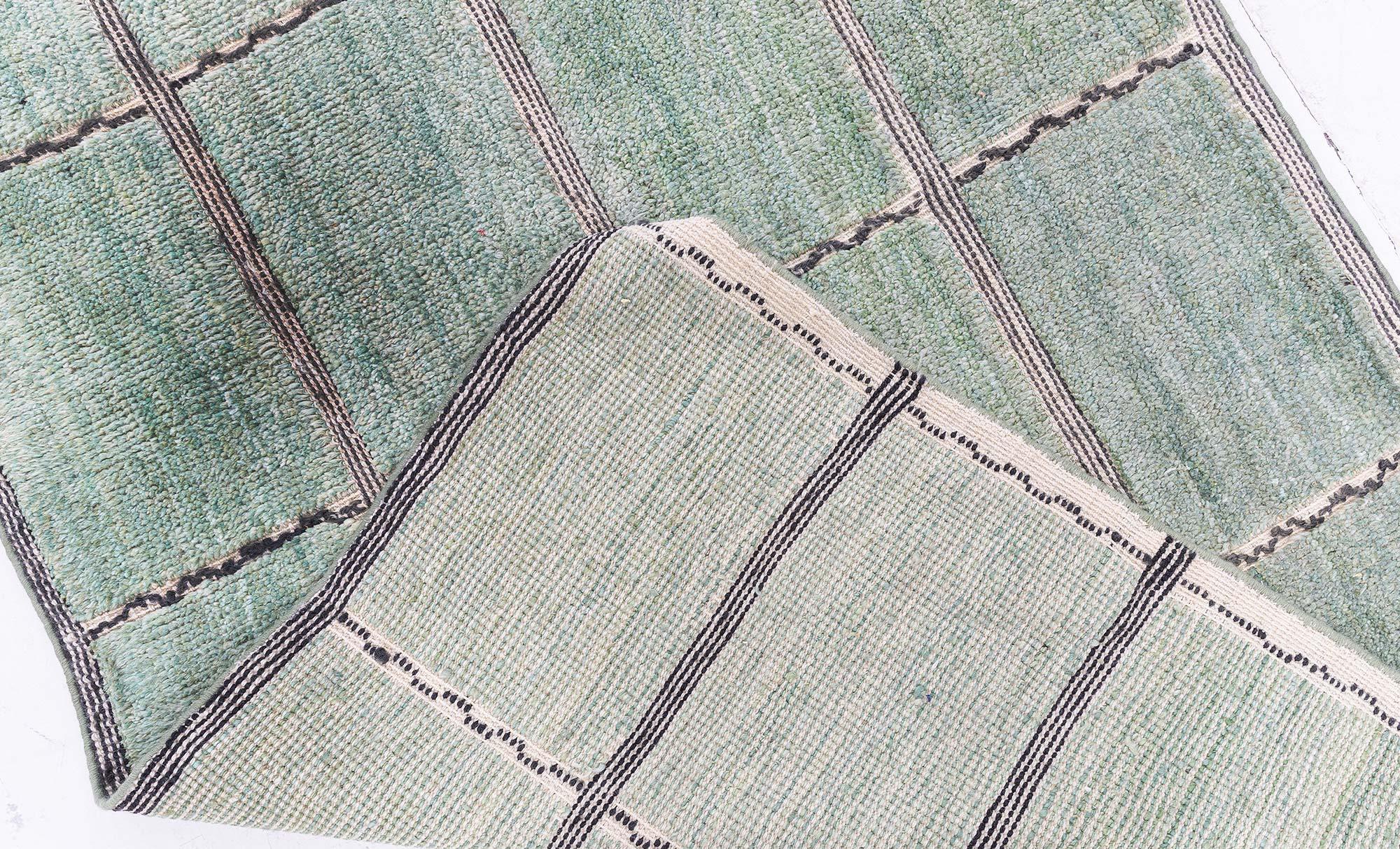 Runner svedese moderno in pile con disegno geometrico a griglia di Doris Leslie Blau In condizioni Nuovo in vendita a New York, NY
