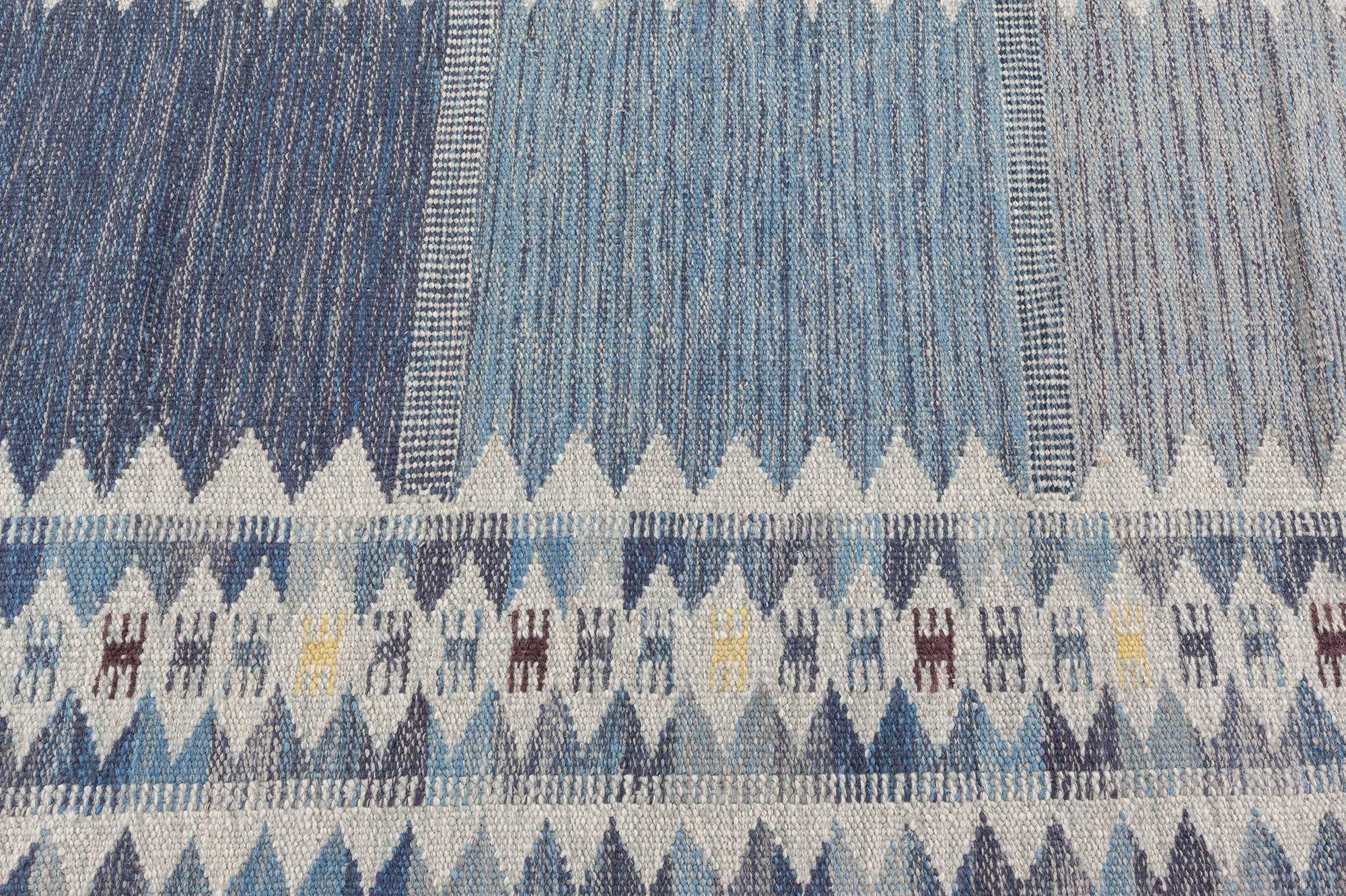 Modern Swedish Rug by Doris Leslie Blau In New Condition For Sale In New York, NY