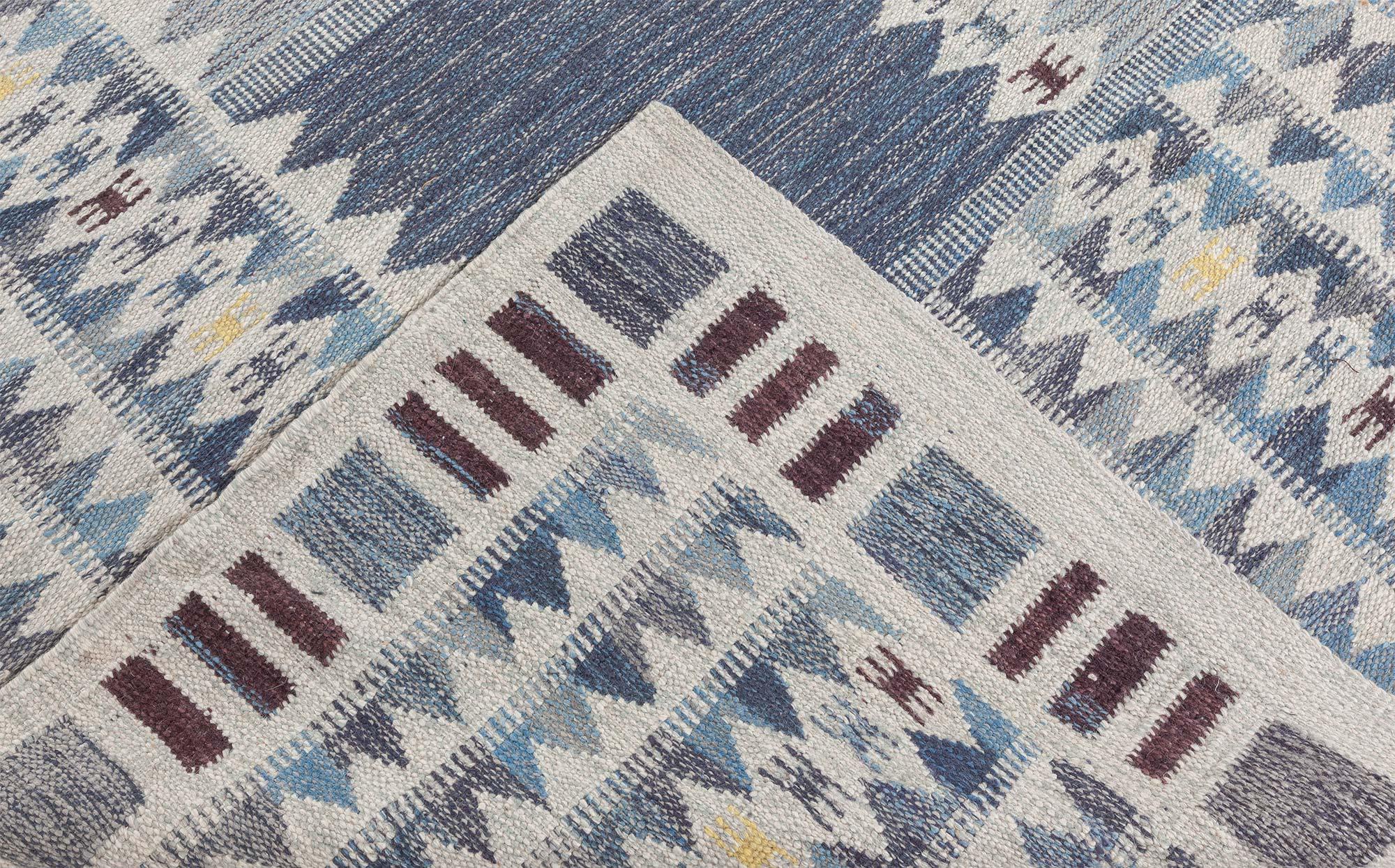 Moderner schwedischer Teppich von Doris Leslie Blau (Wolle) im Angebot