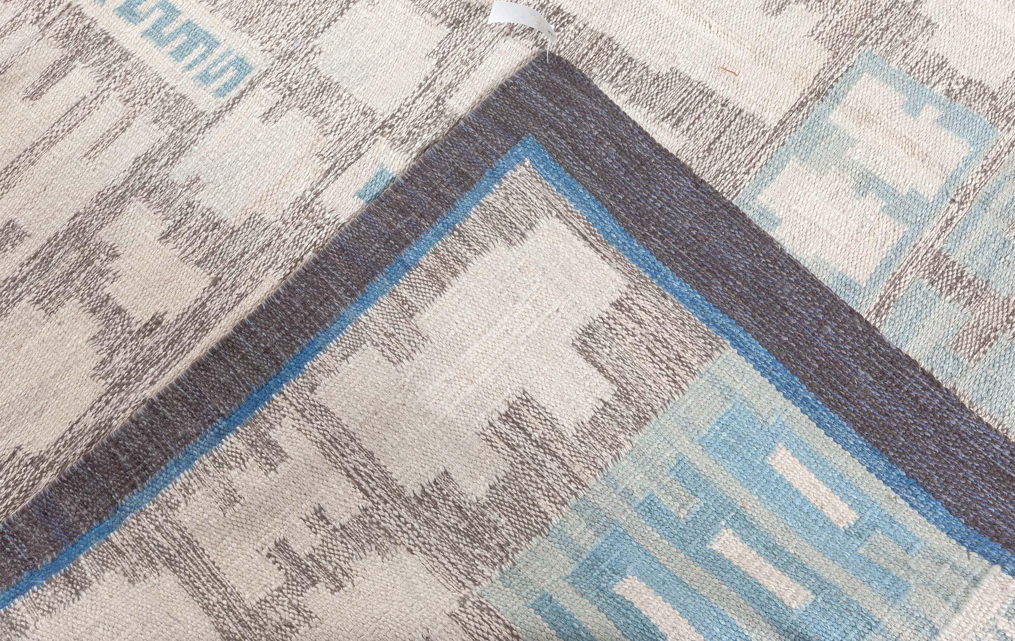 Moderner schwedischer Teppich von Doris Leslie Blau (Wolle) im Angebot