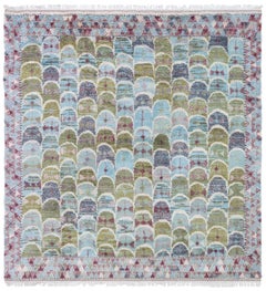 Modern Swedish Rya Rug by Doris Leslie Blau