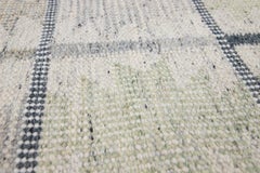 Modern Swedish Style Beige Handmade Custom Wool Rug