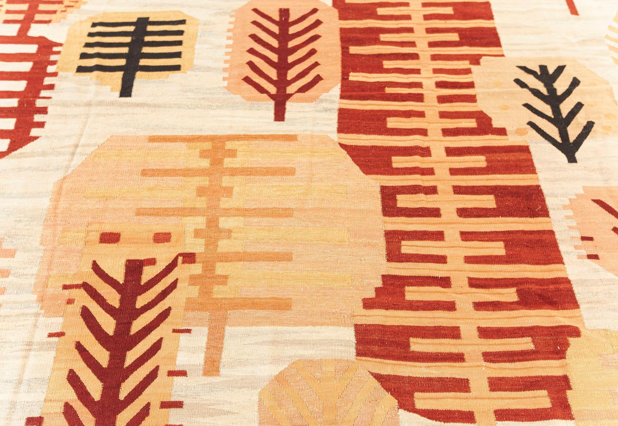 Modern Swedish Style Flat Weave Wool Rug by Doris Leslie Blau In New Condition For Sale In New York, NY
