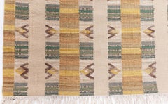 Modern Swedish Wool Runner by Doris Leslie Blau