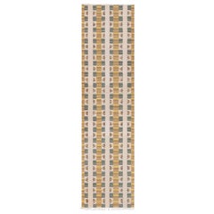 Modern Swedish Wool Runner by Doris Leslie Blau
