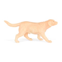 Modern Swiss Aragonite Rock Crystal Labrador Dog Model Vacheron Constantin