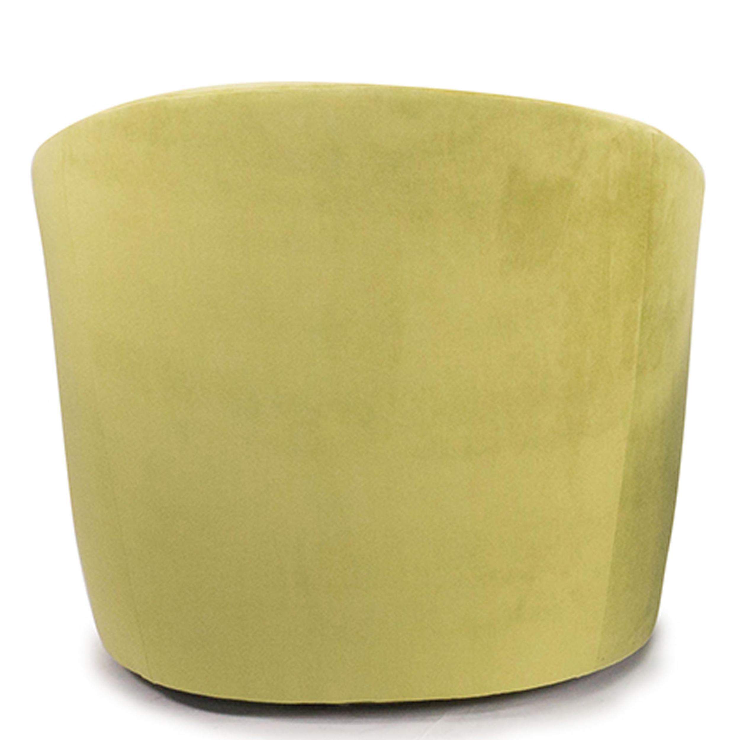 light green swivel chair