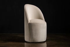 Modern Swivel Dressing Chair in Fabric or Leather from Costantini, Elisabetta