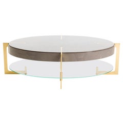 Modern Sycamore Coffee table with Metal Legs Ex-Display Sale