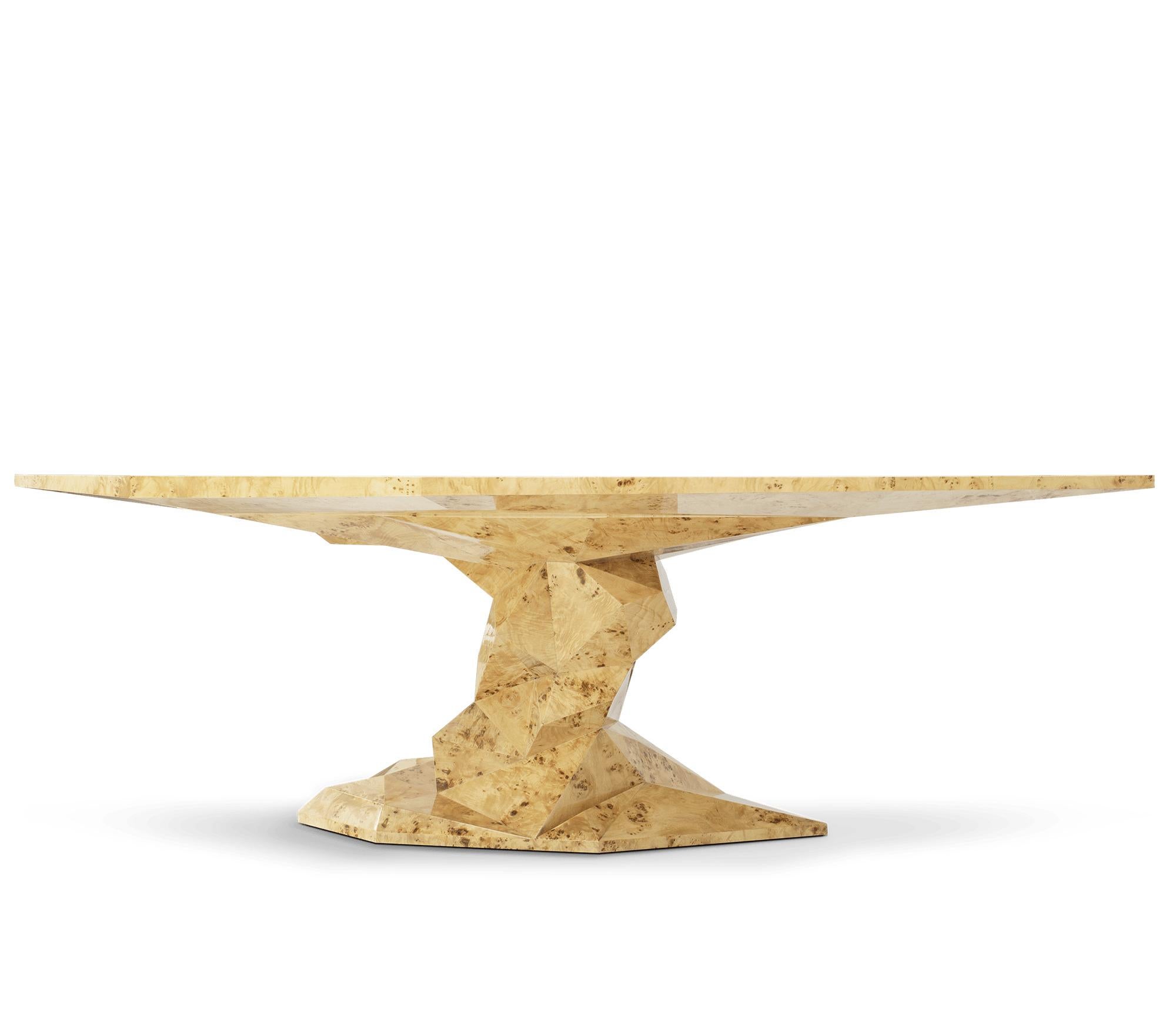 Moderner Tisch aus Holz „Acacia“ im Zustand „Neu“ im Angebot in Saint-Ouen, FR