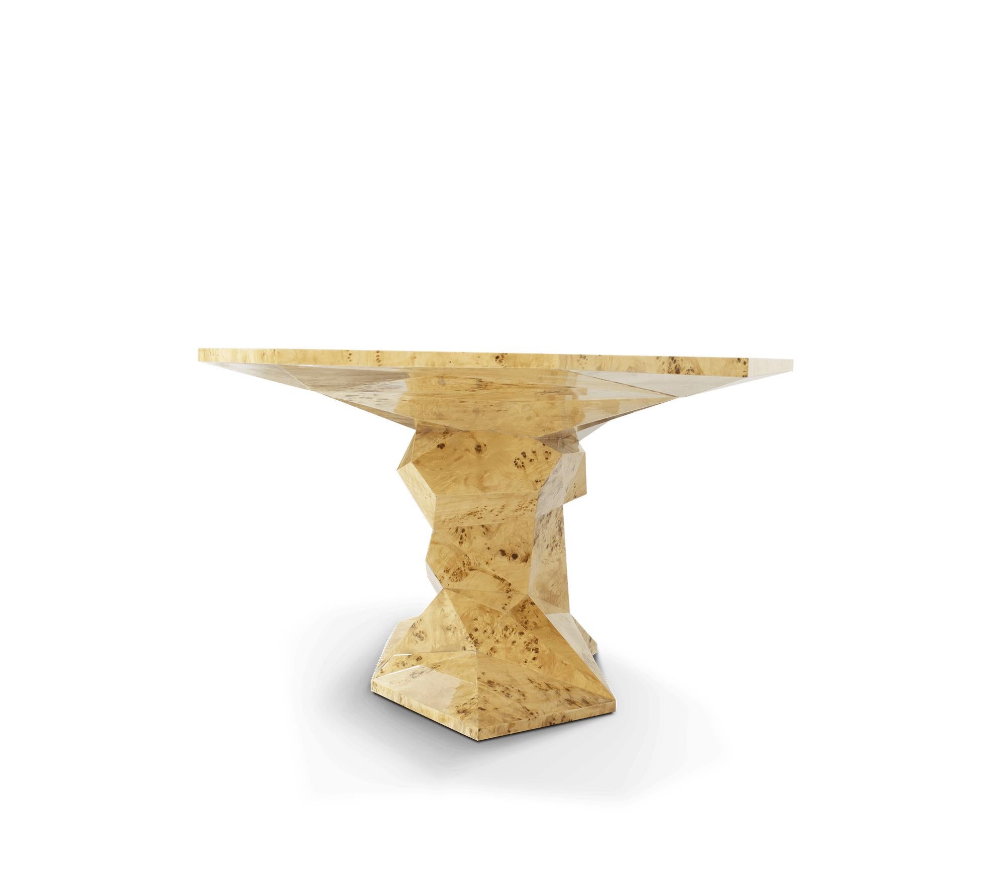 Contemporary Modern Table in Wood 