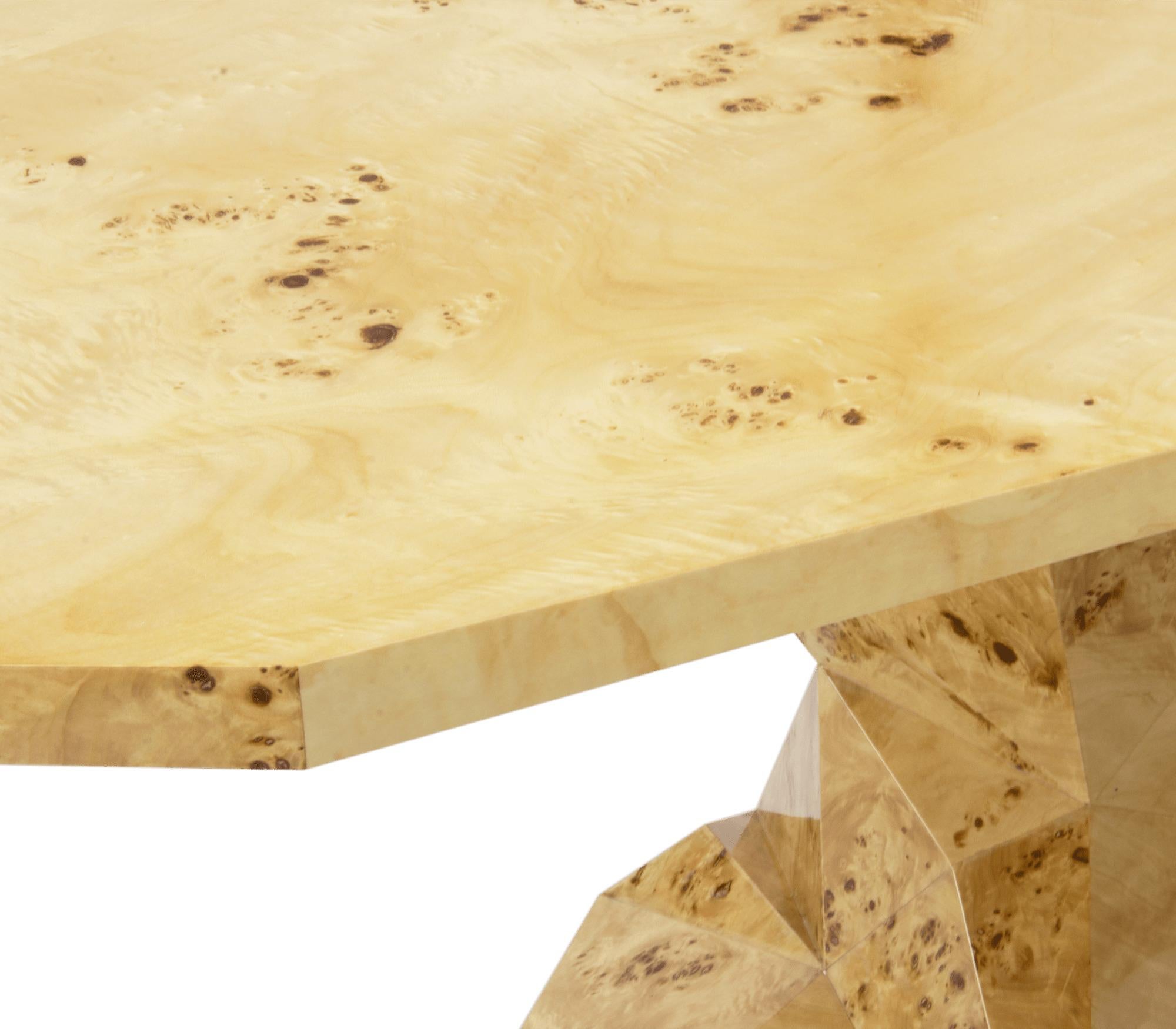 Bois Table moderne en bois « Acacia » en vente