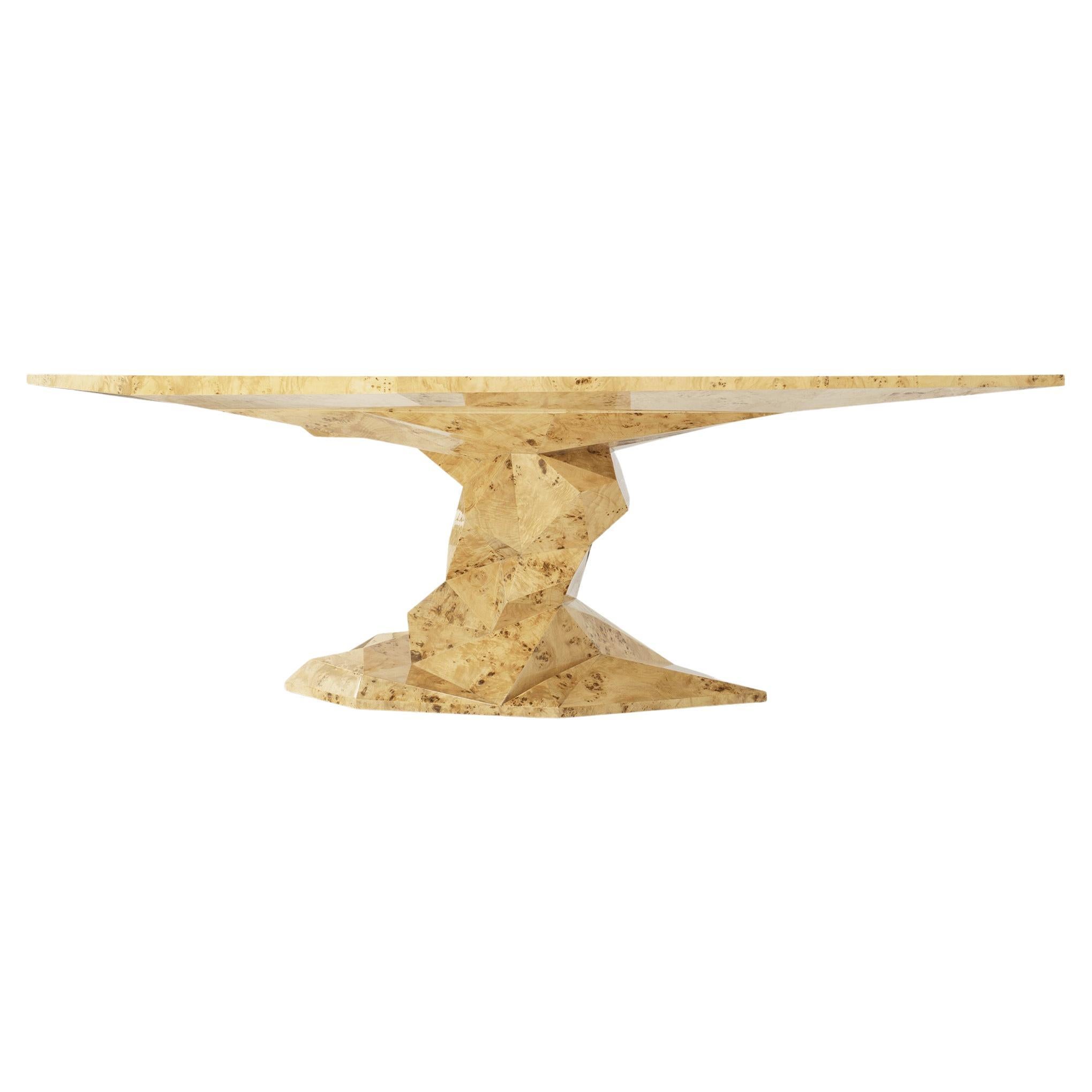 Table moderne en bois « Acacia » en vente