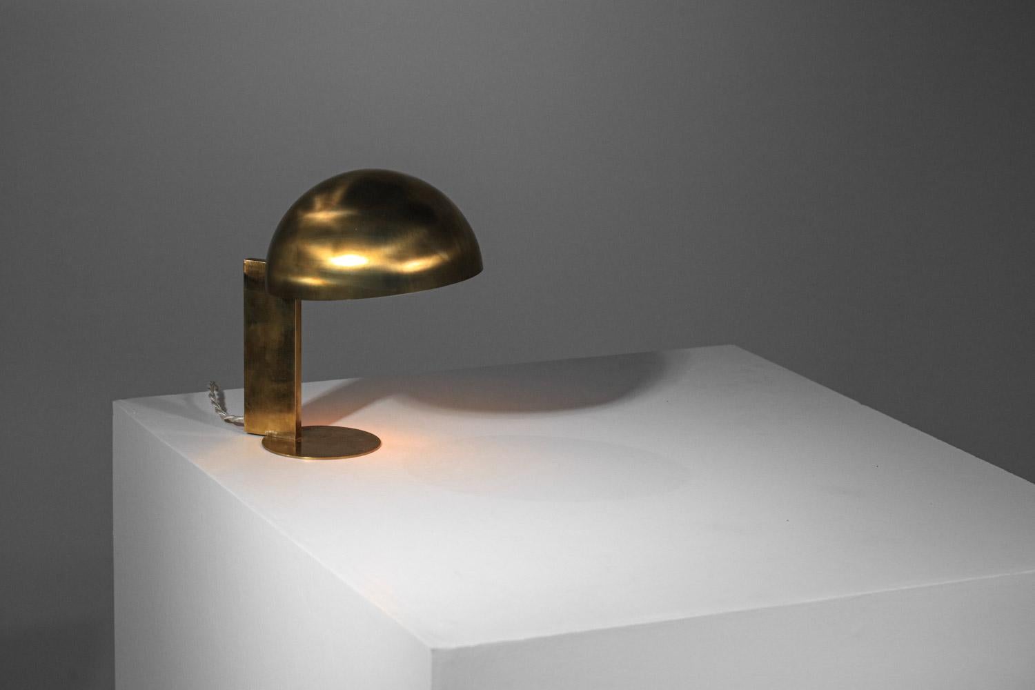 Contemporary Modern table lamp in solid brass 60's moderniste style by Danke studio  For Sale