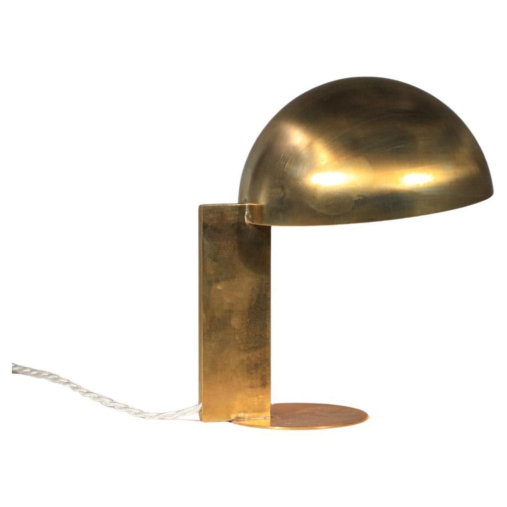 Modern table lamp in solid brass 60's moderniste style by Danke studio 