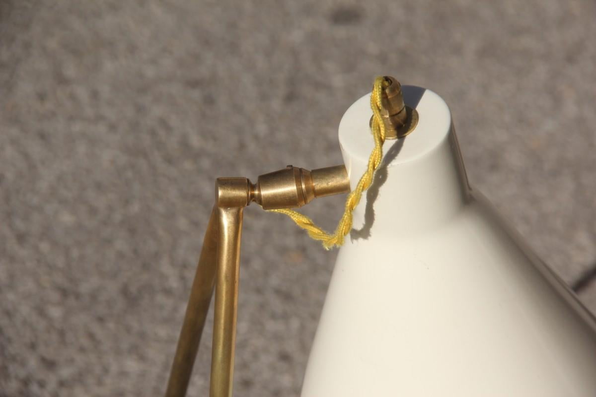 Modern Table Lamp Sconce Brass Articulated Lamp Stilnovo Style Italian Design 2
