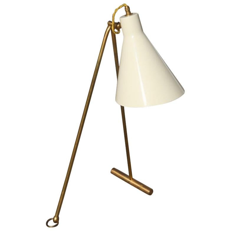 Modern Table Lamp Sconce Brass Articulated Lamp Stilnovo Style Italian Design