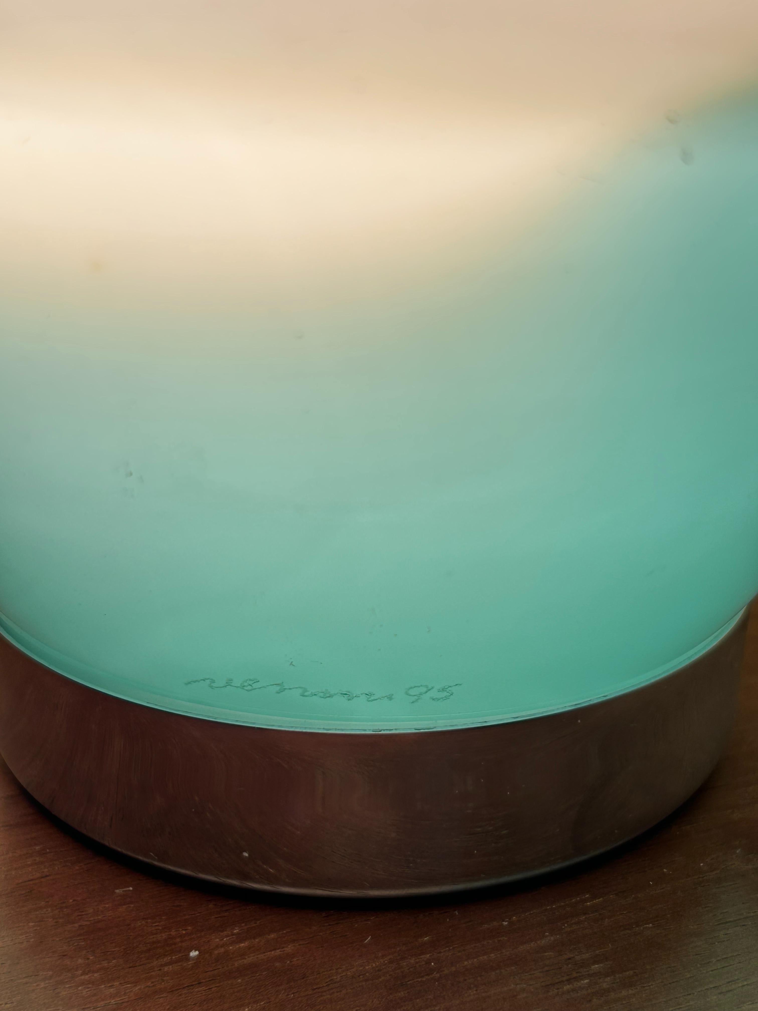 italien Lampes de table modernes en Murano par Ettore Sottsass pour Venini, signées vers 1995 en vente
