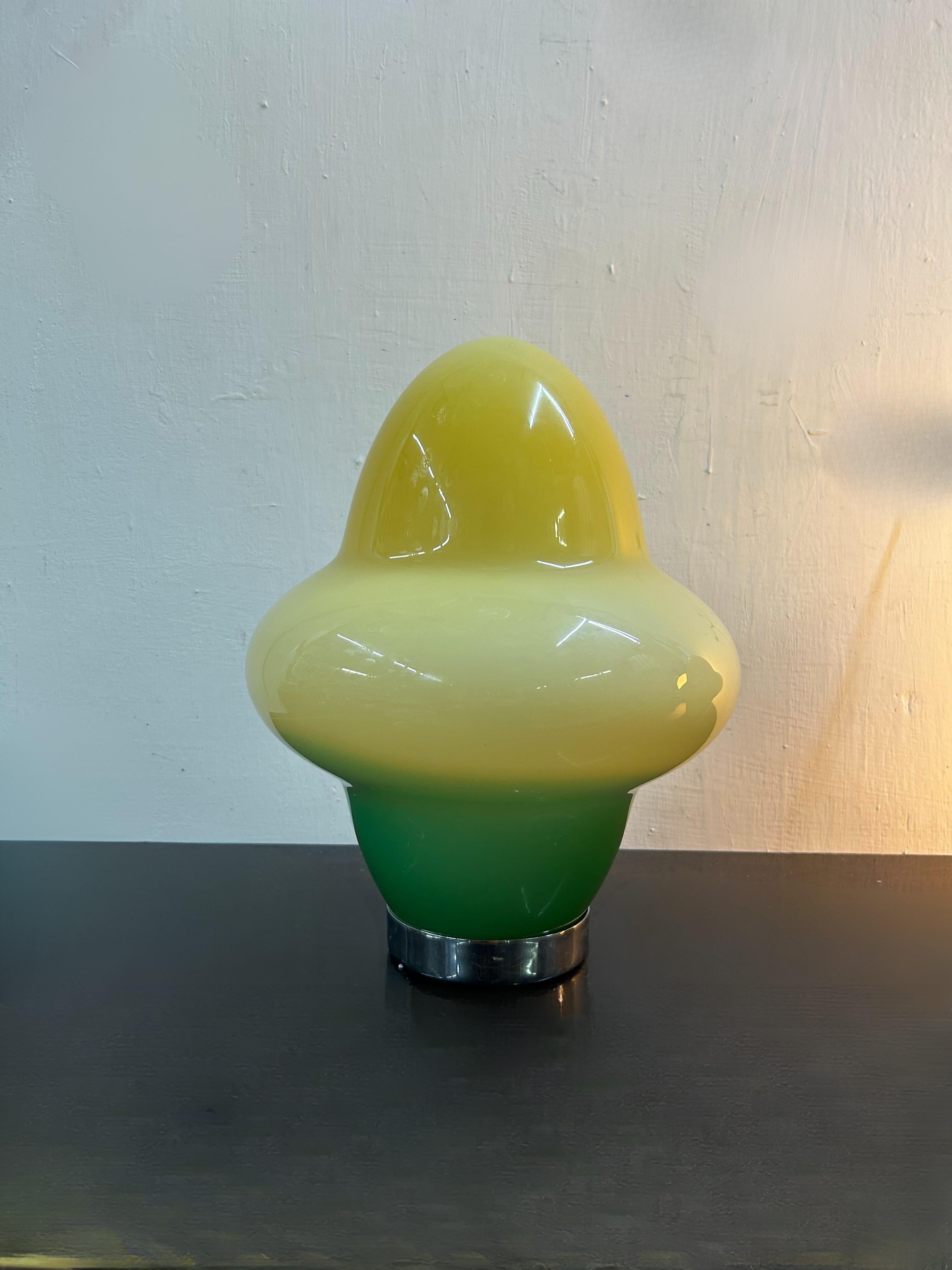 Fin du 20e siècle Lampes de table modernes en Murano par Ettore Sottsass pour Venini, signées vers 1995 en vente