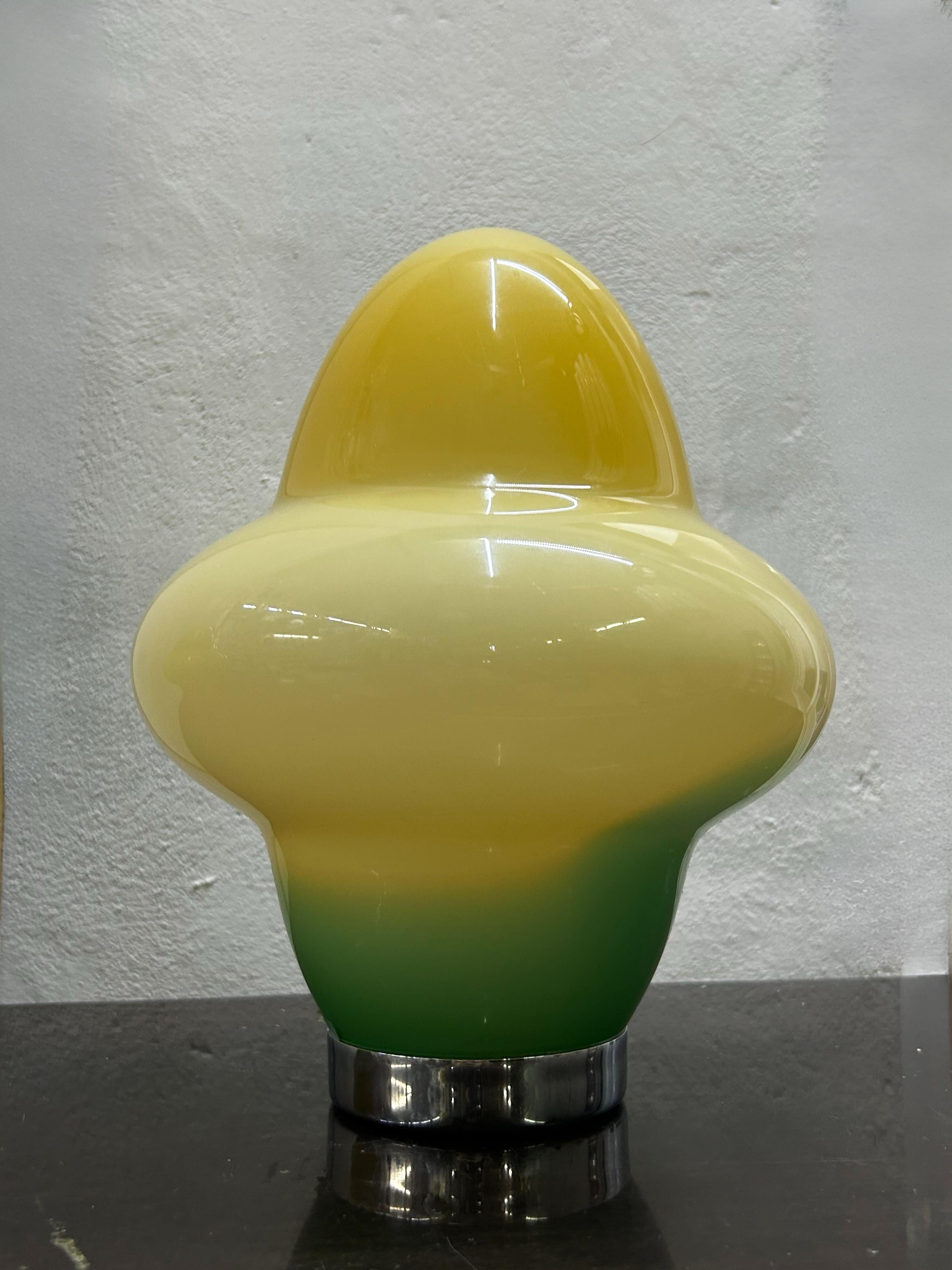 Lampes de table modernes en Murano par Ettore Sottsass pour Venini, signées vers 1995 en vente 1