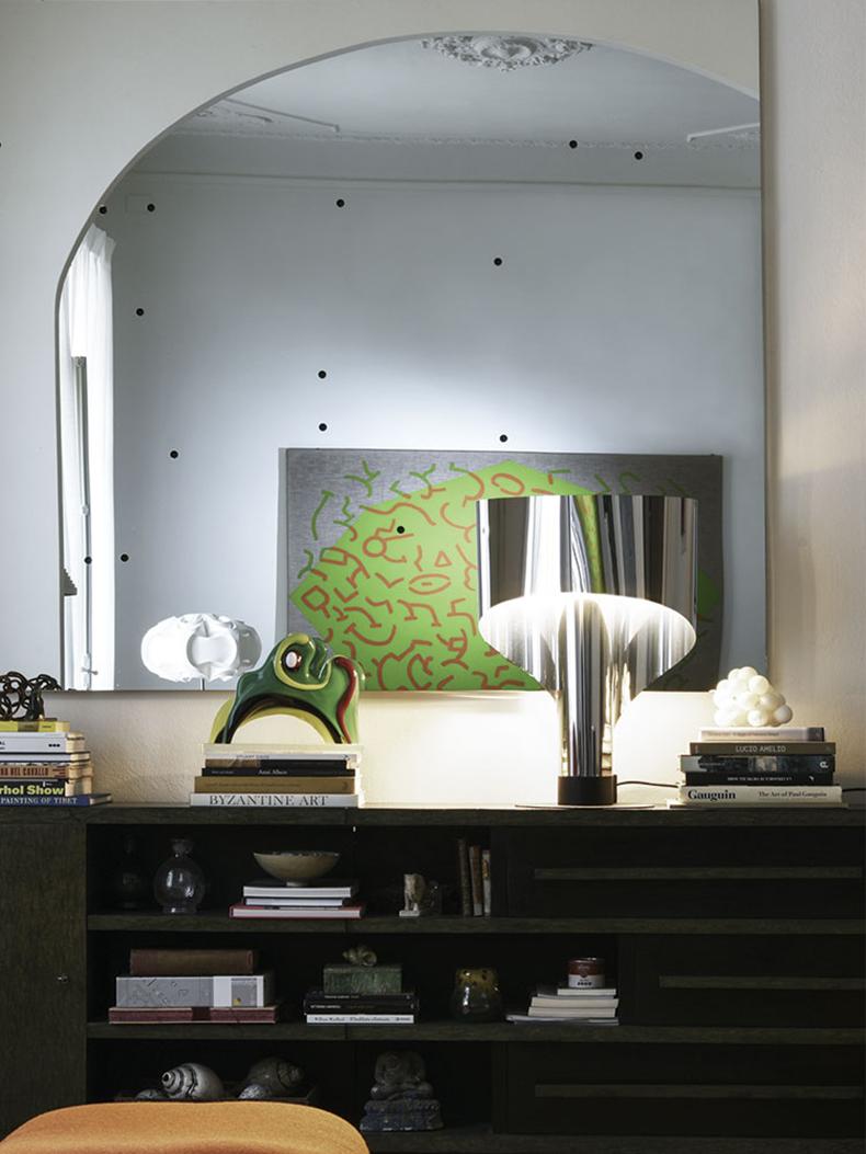 Lampe de bureau moderne Corsini et Wiskemann finition aluminium argenté Neuf - En vente à Milan, IT