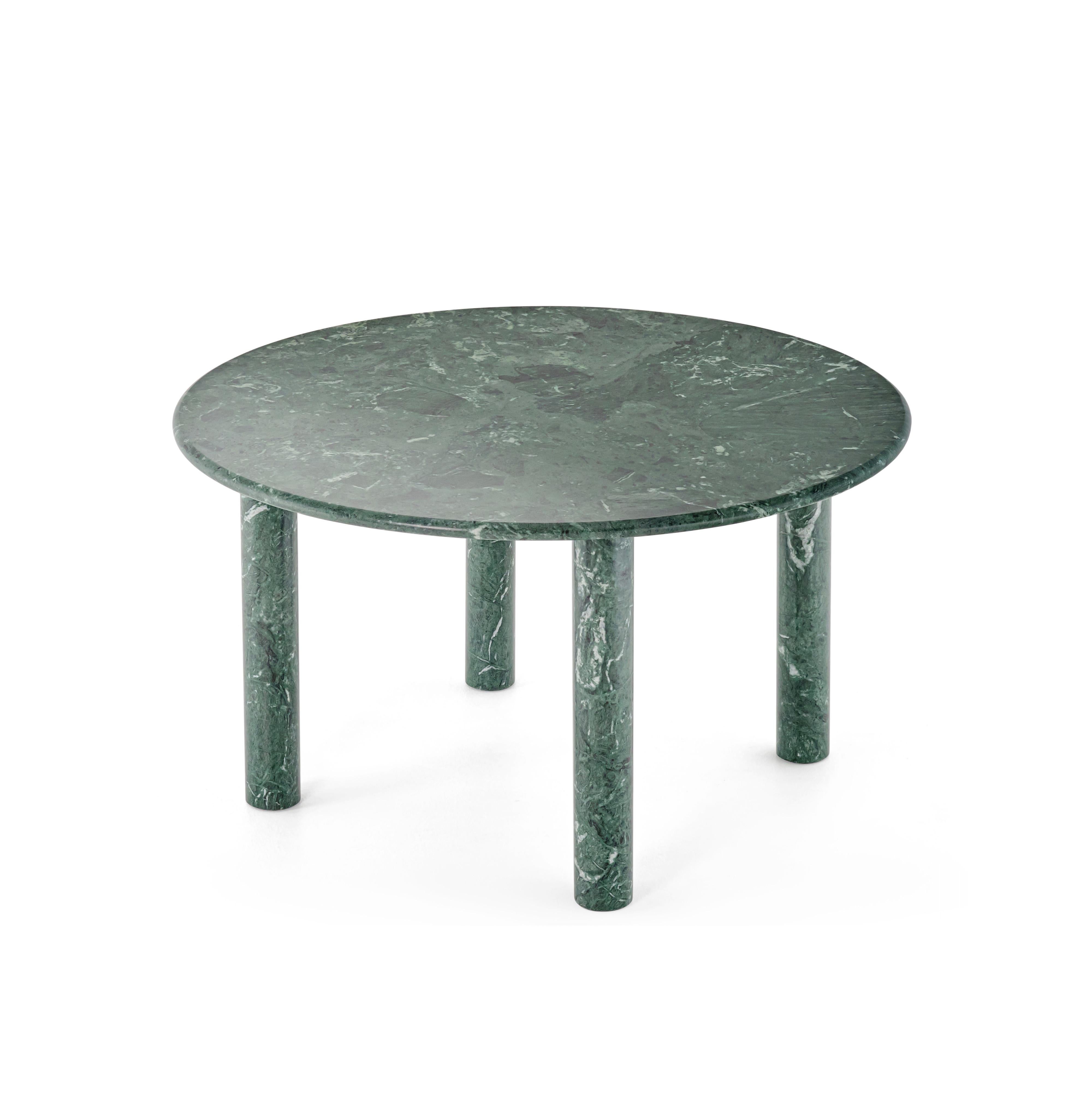 Ukrainian Modern Table 'PAUL' by Noom, in Green Marble For Sale