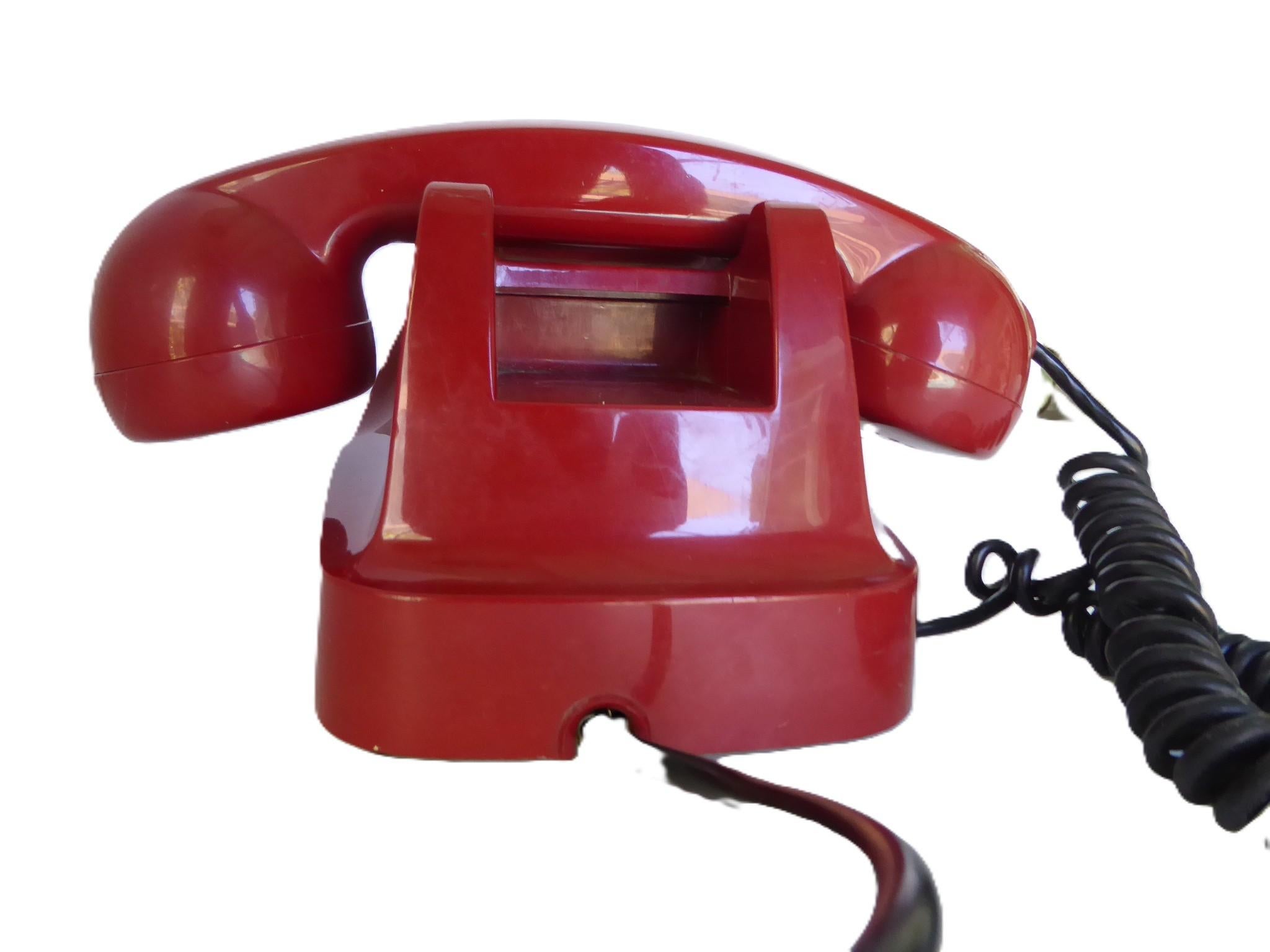 italien Table Rotary Phone SIEMENS AUSO SIP S62  Lino Saltini, Italie, années 1960 en vente