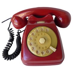 Table Rotary Phone SIEMENS AUSO SIP S62  Lino Saltini, Italie, années 1960