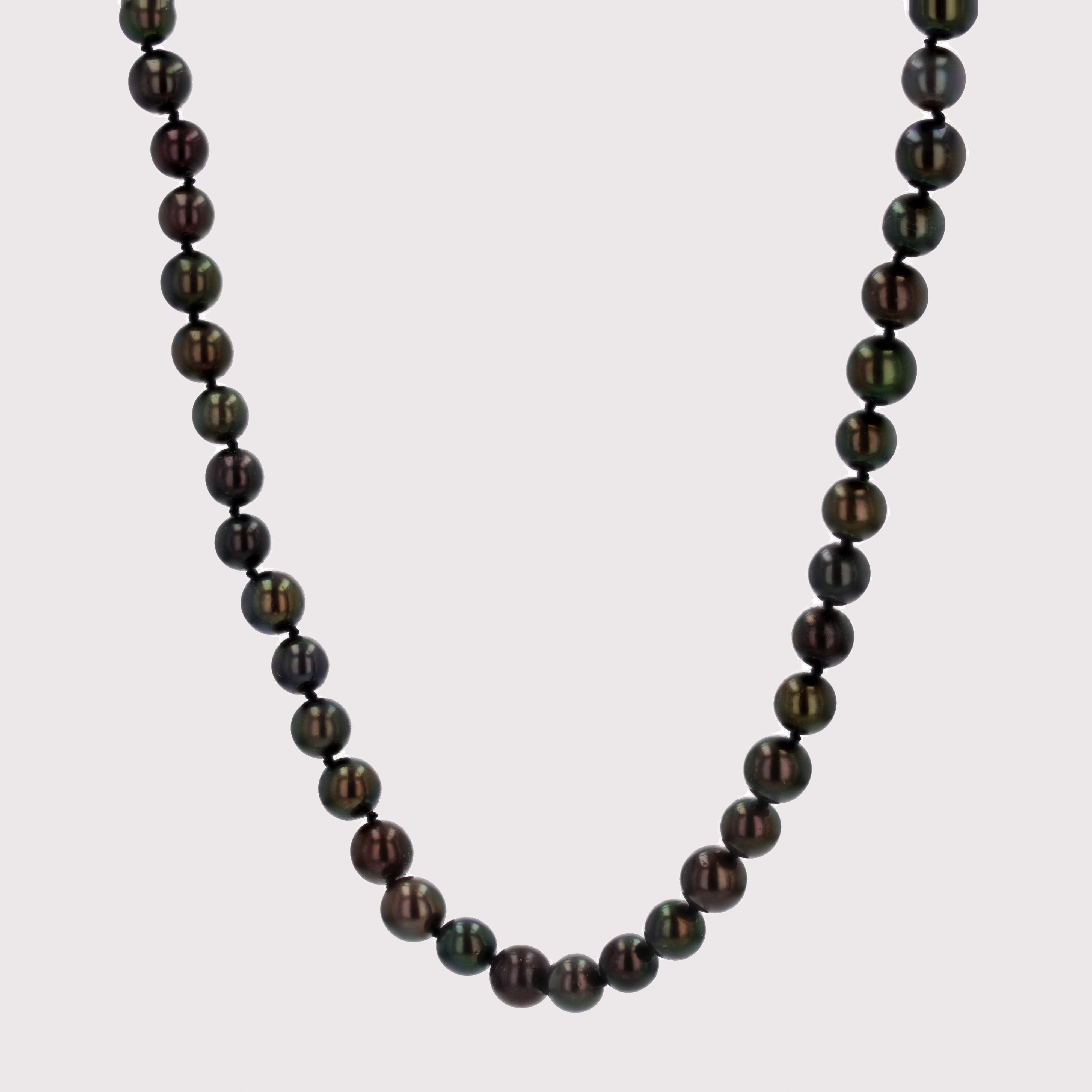 Collana moderna con perle di coltura di Tahiti In condizioni ottime in vendita a Poitiers, FR