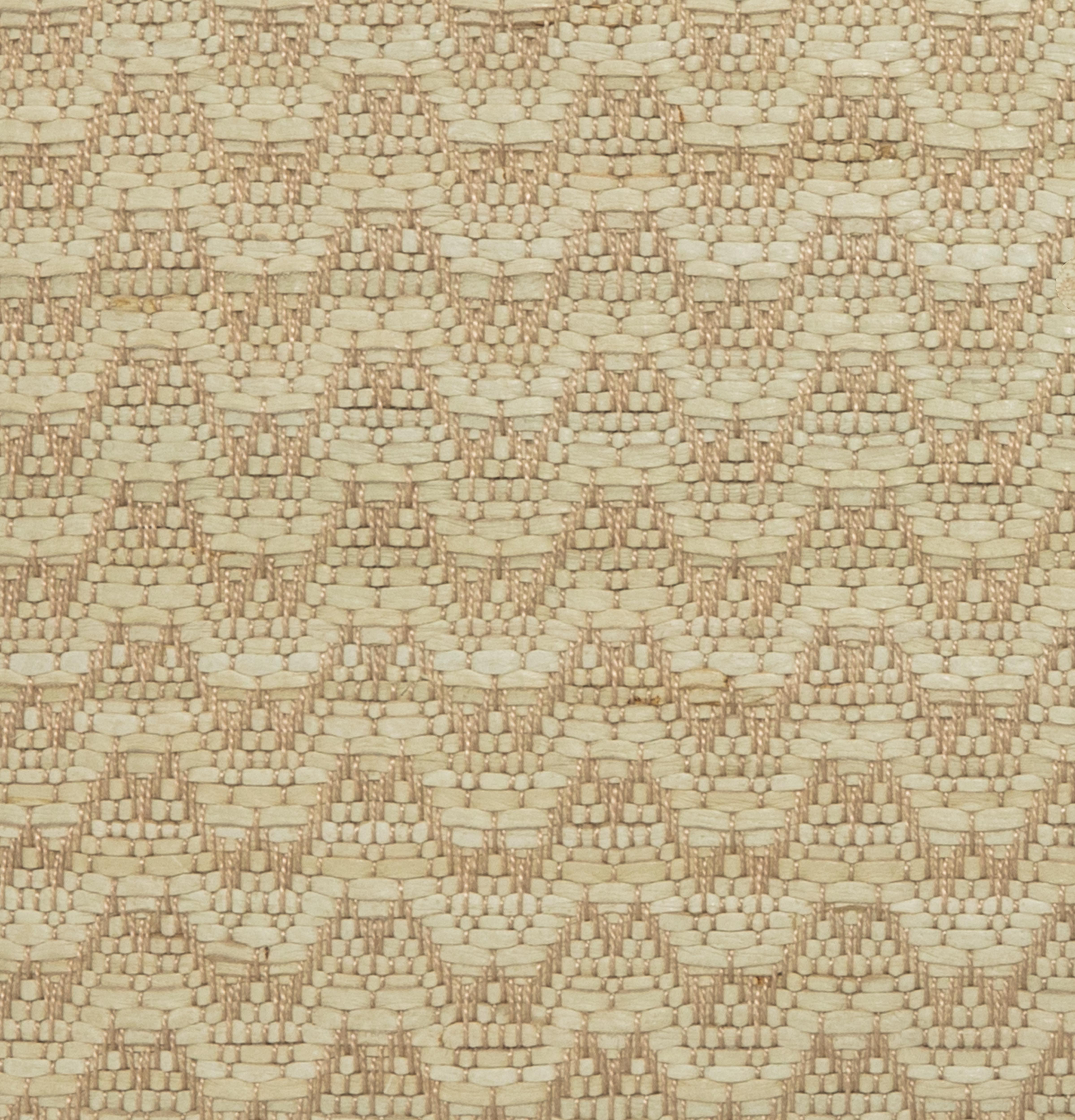 Hand-Crafted Modern Tan Leather Chevron Decorative Pillow by MOGUL For Sale