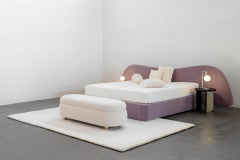 Modern Taranaki Bed Stool, Bench, DEDAR Wool, Handmade in Portugal by Greenapple