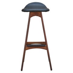 Modern Teak and Rosewood Bar Stool by Erik Buck for Odense Møbler OD61